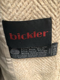 womens  vintage  Urban Village Vintage  jacket  Herringbone  coat  Bickler  beige  16  14/16  14  100% Wool
