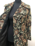 womens jacket  womens  vintage  tapestry  Multi  long coat  floral  coat  10 urban village vintage