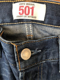 Original Levi Strauss 501 Jeans Red Tab - Size W30 L30