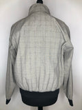 Urban Village Vintage  mod  Mens Bomber jacket  mens  Logo design  L  jacket  grey  Fred Perry  check  bomber jacket  bomber