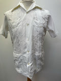 1950s Style Guayabera Shirt - Size M