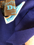 womens  vintage  Urban Village Vintage  urban village  stitch detailing  Skirts  skirt  high waisted  Embroidered  blue  8  70s  1970s