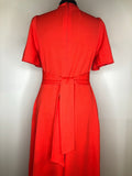 womens  vintage  Urban Village Vintage  urban village  summer dress  summer  red  maxi dress  long dress  dress  70s  70  1970s  12