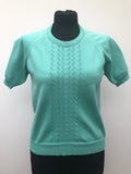 womens  vintage  Urban Village Vintage  urban village  Turquoise  patterned  MOD  knitwear  knitted  knit  green  60s  1960s  10