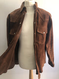 western shirt  western  vintage  Urban Village Vintage  Suede Jacket  shirt jacket  Shirt  S  pearl snap fastening  mens  Jacket  Cowboy Shirt  brown shirt  brown  autumnal  autumn  70s  70  1970s