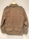 Mens Military Style Jacket - Khaki - Size L - Urban Village Vintage
