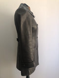 womens  vintage  Urban Village Vintage  Leather  jacket  dagger collar  8  70s  70  1970s