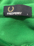 vintage  top  Stripes  Shirt  polo top  polo  MOD  Mens Shirts  mens  L  Green  Fred Perry