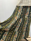 womens  vintage  Urban Village Vintage  urban village  summer dress  summer  skirt  shoulder straps  retro  One Size  maxi skirt  full skirt  free size  floral print  floral  elasticated  cheese cloth  brown  70s  1970s  10