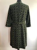 50s 60s Floral Dress by Phillip Kunick - Size 12