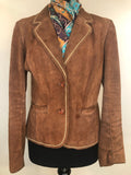womens jacket  womens  Winter Jacket  winter  vintage  Urban Village Vintage  urban village  Suede Jacket  Suede  pockets  MOD  long sleeve  Jacket  button down  brown  60s  1960s  10
