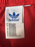 zip  womens  vintage  Urban Village Vintage  urban village  training  sportswear  sports  shorts  short  running shorts  retro  red  classic 3 stripe  Adidas  8  6/8  6