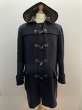 vintage  urban village  toggle  navy  large  hooded  football  duffle coat  duffle  coat  check  casuals  blue  aquascutum  70s  1970s