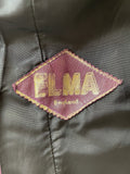 womens mac  womens jacket  womens coat  womens  waist belt  vintage  Urban Village Vintage  urban village  retro  purple  pockets  MOD  long length coat  long length  length  Leather Jacket  Leather detailing  Leather Coat  Leather  Jacket  coat  button down  button  Belted waist  belted jacket  belted  belt  60s  1960s  12