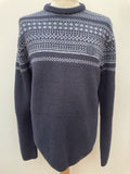 Fred Perry Patterned Knitted Jumper - Size L