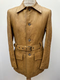 1970s David Conrad Leather Jacket - Size M
