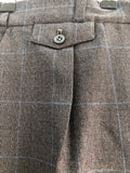 vintage  Urban Village Vintage  urban village  two piece  trousers  suit  straight leg  retro  red paisley  pockets  Paisley Print  paisley lined  paisley  mens  M-L  M  long sleeve  L  Jacket  Hugo Sanchez  grey  blue check  blazer jacket  70s  1970s