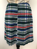 zip  womens  white  vintage  Urban Village Vintage  urban village  Stripes  Skirts  skirt  multi  Mini Skirt  mini  greenblue  Green  8  70s  1970s