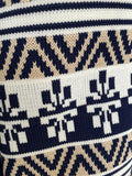 womens  white  waistcoat  vintage  Urban Village Vintage  urban village  sleeveless  patterned  open cardigan  made in england  light knitwear  light knit  knitwear  knitted  knit  elasticated  cardigan  blue  Alison Jane  70s  1970s  10