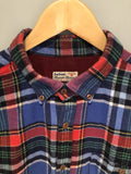 Mens Barbour Beacon Brand Red and Blue Check Shirt - Size L - Urban Village Vintage