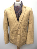 vintage  Urban Village Vintage  urban village  safari style  Safari jacket  safari  M  Lois  khaki  Jacket  corduroy  corded  cord  collar  beige  70  1970s