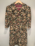Vintage Floral Tapestry Long Length Coat - Size 10 - Urban Village Vintage