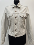 womens  White Levis Jackets  white  vintage  Urban Village Vintage  twill  levis  levi strauss  jean  Jacket  denim  cropped  crop jacket  corduroy  corded  10