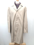 Vintage Barracuda Overcoat in Beige - Size L