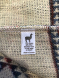 Womens South American Hooded Poncho Navajo 60s / 70s Style - Size Small - Urban Village Vintage