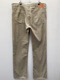 W36  vintage  Urban Village Vintage  urban village  trousers  stone  retro  pockets  MOD  mens  levis  levi strauss  L32  L  jean  denim  corduroy  cords  corded  cord  beige