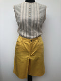 Tailored Shorts by Ralph Lauren in Yellow - Size 12
