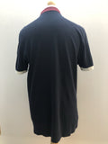 vintage  Urban Village Vintage  urban village  top  tipped  short sleeved  short sleeve  retro  polo top  polo  navy  MOD  mens  L  Fred Perry  fred  collared  collar  button  burgundy collar