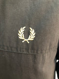 vintage  Urban Village Vintage  MOD  mens  M  logo  lightweight jacket  Lightweight  Jacket  Fred Perry  fleece lined  Black
