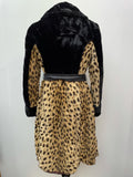womens jacket  womens coat  womens  waist belt  vintage  Urban Village Vintage  urban village  retro  press stud fastening  lepoard print  Jacket  faux fur  faux collar  faux  coat  brown  black  Belted waist  belted jacket  belted dress  belted  belt  astraka  animal print  70s  1970s  12