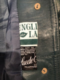 Womens Vintage 1960s / 1970s English Lady Leather Jacket - Green - Size 16