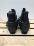western  vintage  Urban Village Vintage  urban village  mens  leather stitch  Leather  heel  Cowboy  boots  black  7.5