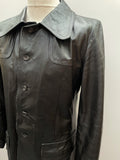 vintage  Urban Village Vintage  urban village  retro  pockets  mens  M  long sleeve  Jacket  collar  black  big collar  70s  1970s