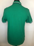 vintage  top  Stripes  Shirt  polo top  polo  MOD  Mens Shirts  mens  L  Green  Fred Perry