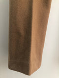 womens  vintage  two piece  top  suit  set  mod  Jacket  Hilary Model  double breasted  coat  brown  beige  60s  1960s  12  10-12  10