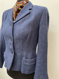 wool coat  wool  womens  vintage  Urban Village Vintage  urban village  Three Button  retro  pure wool  pockets  Navy Jacket  Navy  long sleeve  lapels  john lewis  Jacket  button down  button  blue  blazer jacket  Blazer  60s  3 button  1960s  12  100% Wool
