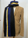 1960s Striped College Scarf