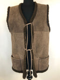 womens  waistcoat  vintage  Urban Village Vintage  Suede Jacket  Suede detail  suede and leathercraft limited  Suede  sheepskin  Loch Lomond  brown  Antartex Sheepskin  60s  1960s  16