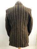 70s  70  1970s  vintage  Urban Village Vintage  Tweed  Stripes  Ralph Henry  mens  L  Jacket  Harris Tweed  fully lined  brown  blazer jacket  Blazer