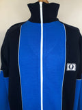 XL  Urban Village Vintage  training  Tracksuit Top  Tracksuit  track  top  sportswear  retro  mens  logo  Jacket  Fred Perry  fred  blue