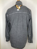 Rough Riders  Lee  wrangler  vintage  Urban Village Vintage  Shirt  Mens Shirts  mens  m  jean  jacket  Grey  Green  fitted  denim shirt  denim  70s style