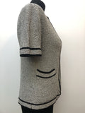 womens  vintage  vest  Urban Village Vintage  silver  open cardigan  metallic  jacket  cardigan  cardi  70s  1970s  10