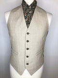 wide leg  vintage  Urban Village Vintage  urban village  trousers  three piece suit  three piece  suit  stitch detailing  stitch detail  S-M  S  retro  pockets  mens  M  long sleeve  League of Gentleman  Jacket  flares  blazer jacket  70s  1970s