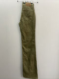 zip  womens  white tab  W24 L35  W24  vintage levis  vintage  Urban Village Vintage  urban village  trousers  retro  pockets  New old stock  MOD  levis strauss  levis  L35  Khaki  green  deadstock  corduroy  corded  cord  Big E  70s  70  1970s levis  1970