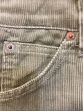 zip  womens  white tab  W24 L35  W24  vintage levis  vintage  Urban Village Vintage  urban village  trousers  retro  pockets  New old stock  MOD  levis strauss  levis  L35  Khaki  green  deadstock  corduroy  corded  cord  Big E  70s  70  1970s levis  1970