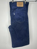 zip  womens  white tab  W24 L34  W24  vintage levis  vintage  Urban Village Vintage  urban village  trousers  retro  pockets  petite  New old stock  MOD  levis strauss  levis  L34  jeans  flares  flared  deadstock  corduroy  corded  cord  blue  70s  70  1970s levis  1970s